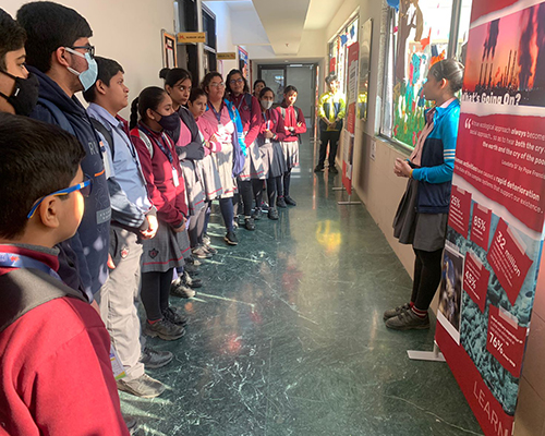 BSG conducts the Seeds of Hope & Action – Exhibition in Manav Rachna International School, Charmwood